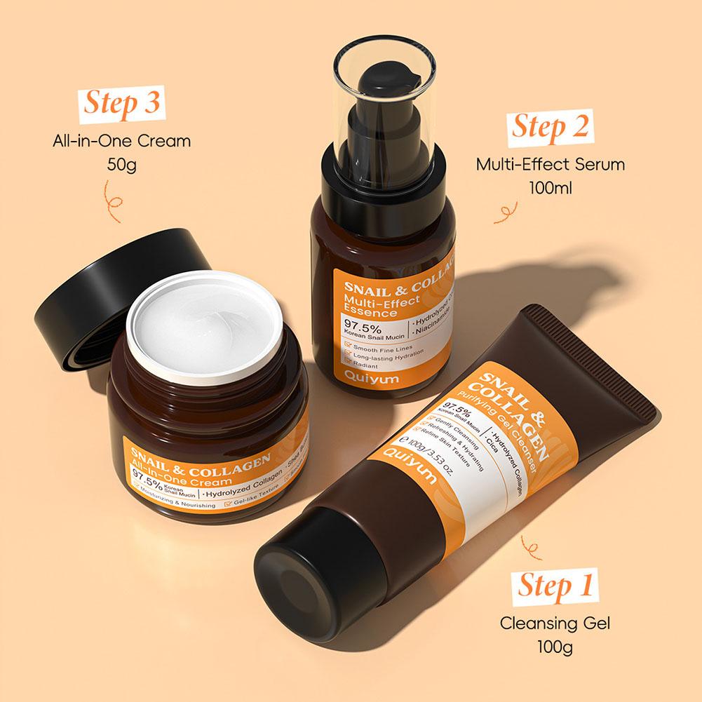 Snail Cream Gel - 달팽이 콜라겐 클렌징 젤 100g 하이드레이팅