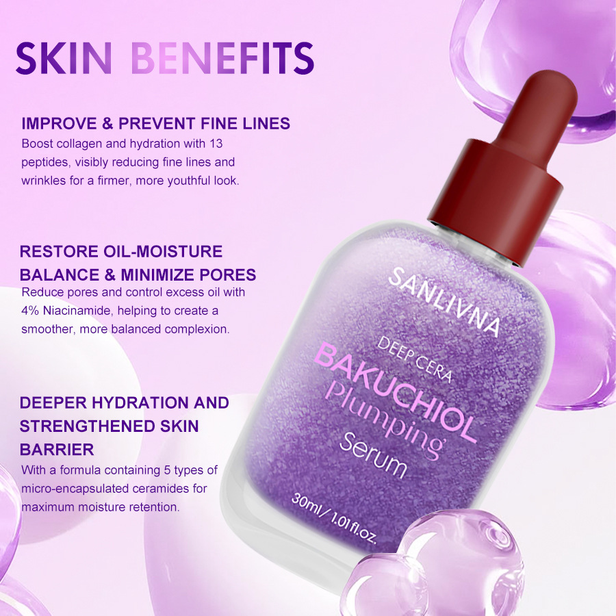 바쿠치올 플럼핑 앰플 세럼 - 잔주름 개선을 위한 순한 - Bakuchiol Retinol Alternative 리뷰 및 가격