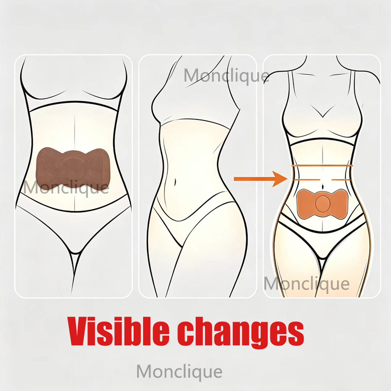 천연 쑥 복부 슬리밍 패치 피부 친화적인 복부 쉐이핑  - Skincare Natur E 리뷰 및 가격