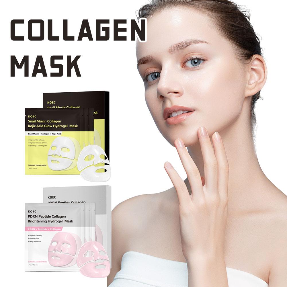 4/8개입 바이오 콜라겐 페이스 마스크 하이드로젤 오버 - Snail Cream Gel 리뷰 및 가격