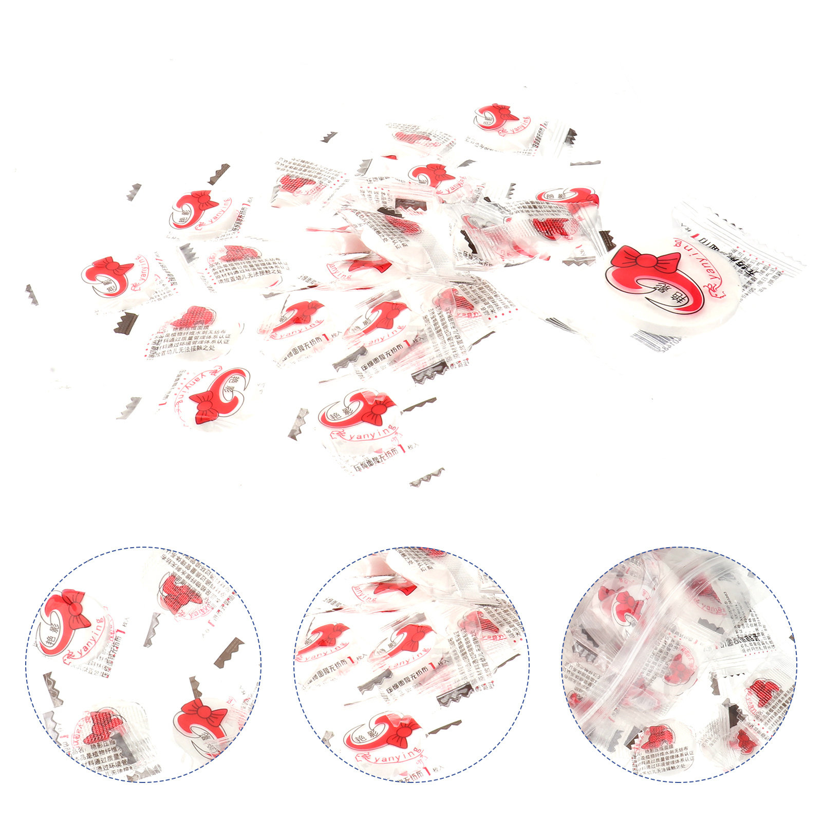 100Pcs Maggier 압축 페이셜 마스크 순수 천 - Skincare Natur E 리뷰 및 가격