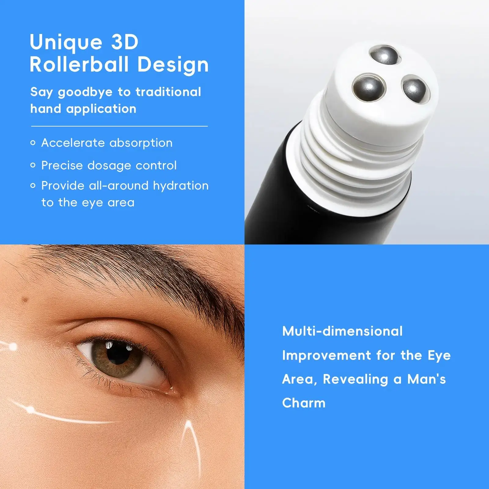 전문 남성용 아이 크림 20g 수분 공급 크림 다크서클 - Skincare Natur E 리뷰 및 가격