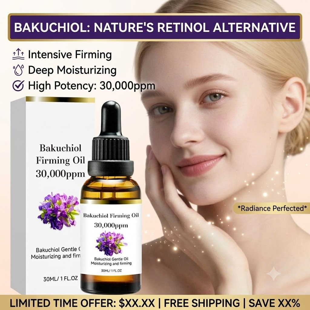 30ml 바쿠치올 페이스 오일 천연 레티놀 대체 세럼  - Bakuchiol Retinol Alternative 리뷰 및 가격