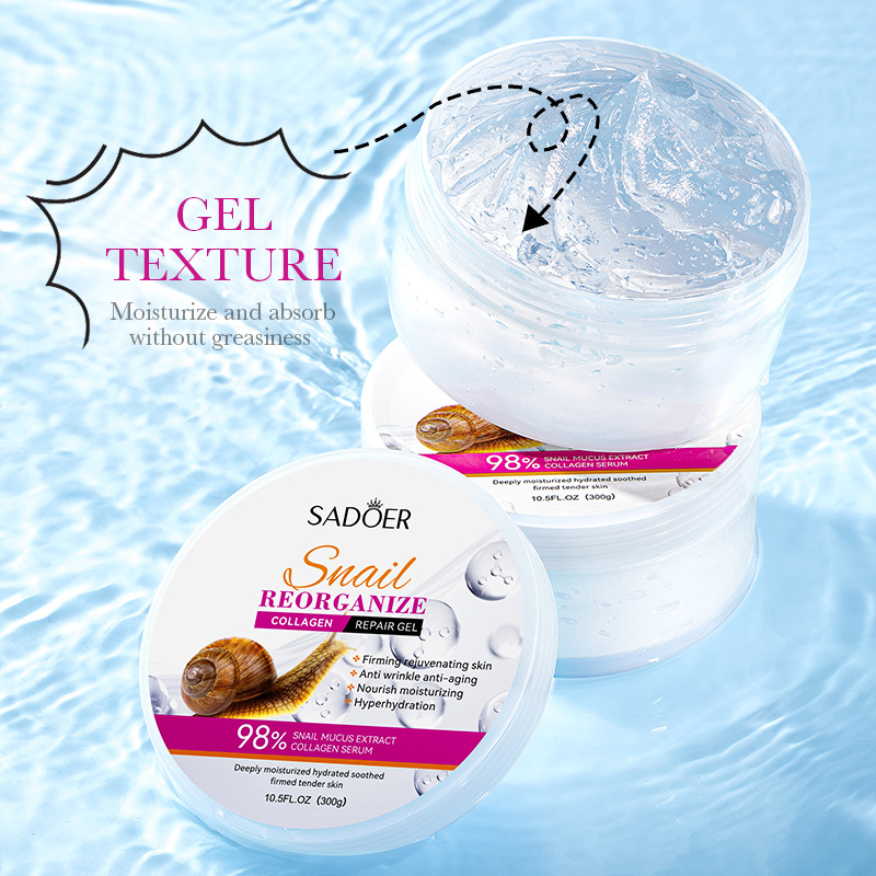SADOER 달팽이 콜라겐 페이스 크림 젤 퍼밍 리페어 - Snail Cream Gel 리뷰 및 가격