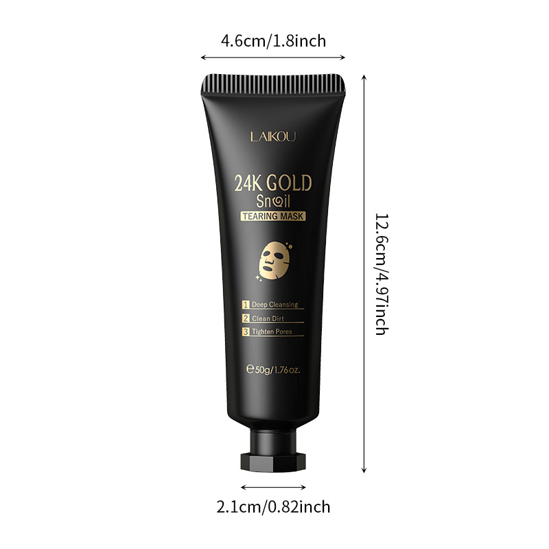 LAIKOU 24K 골드 사쿠라 필링 페이스 마스크 안 - Snail Cream Gel 리뷰 및 가격